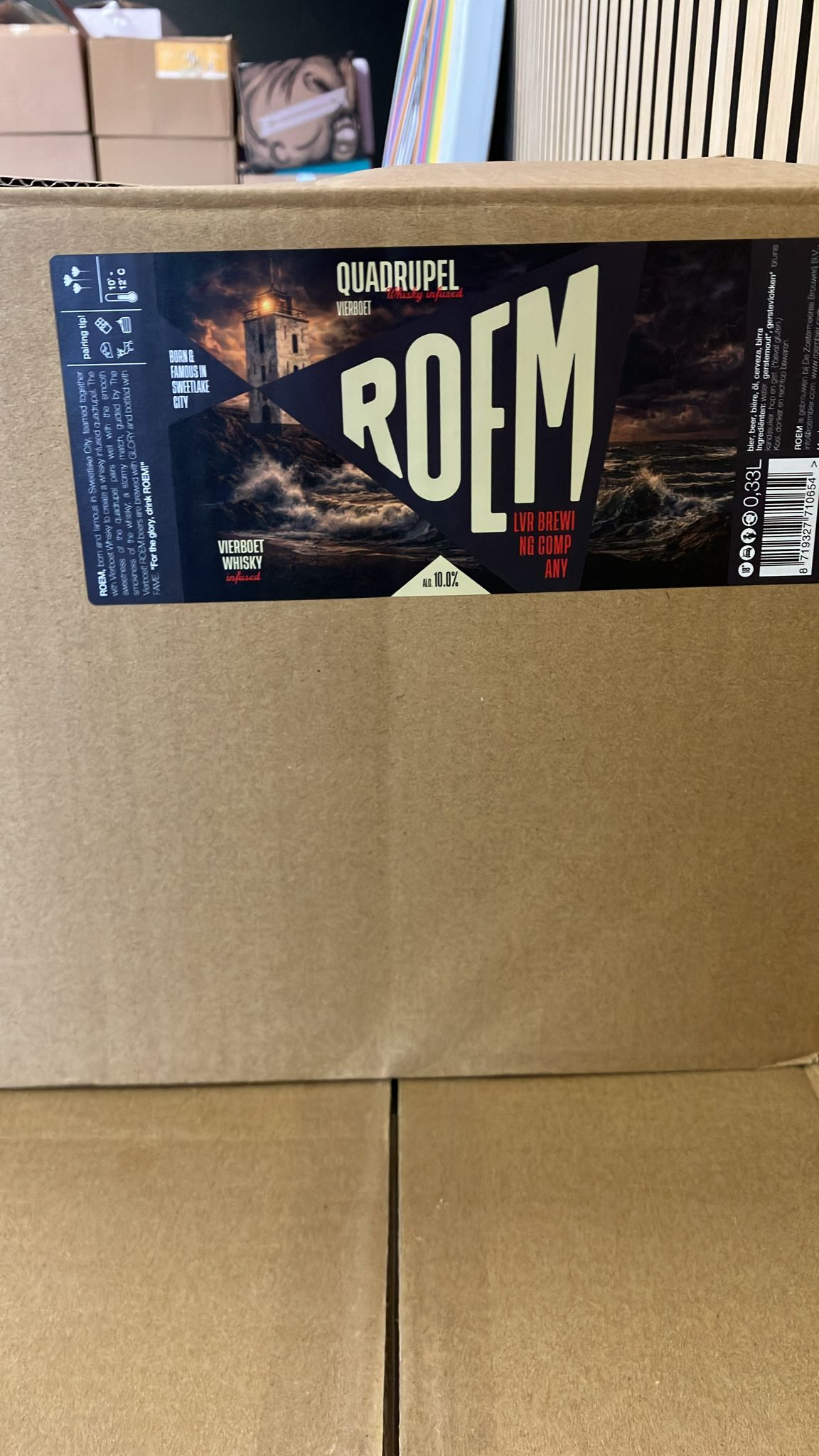 Vierboet Whisky Infused Quadrupel | ROEM - Vierboet | 33cl | 10%