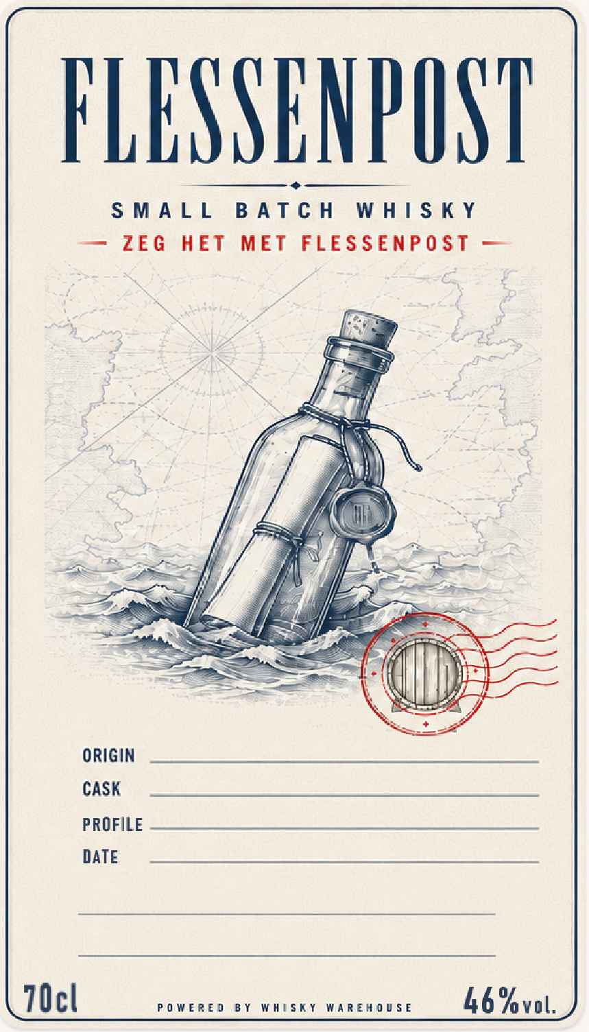 Live drukproef van het voorlabel